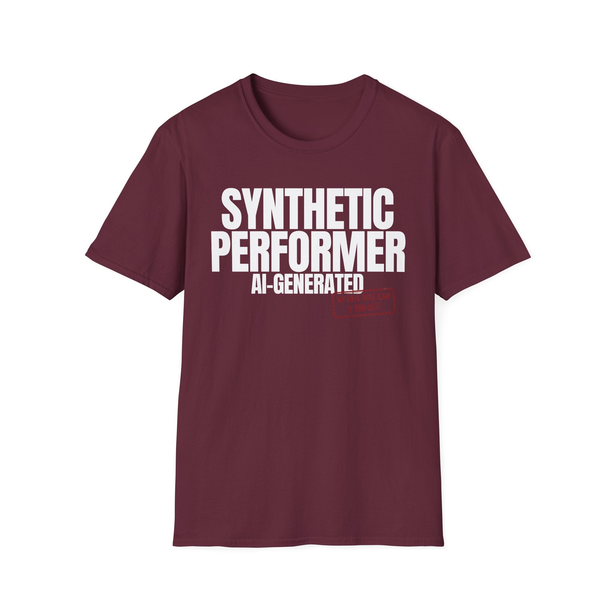 SYNTHETIC PERFORMER AI-GENERATED (with stamp)