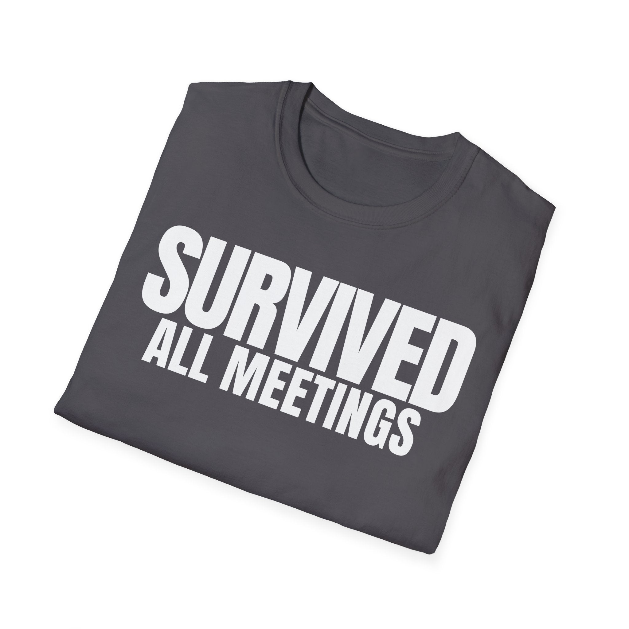 SURVIVED ALL MEETINGS T-SHIRT