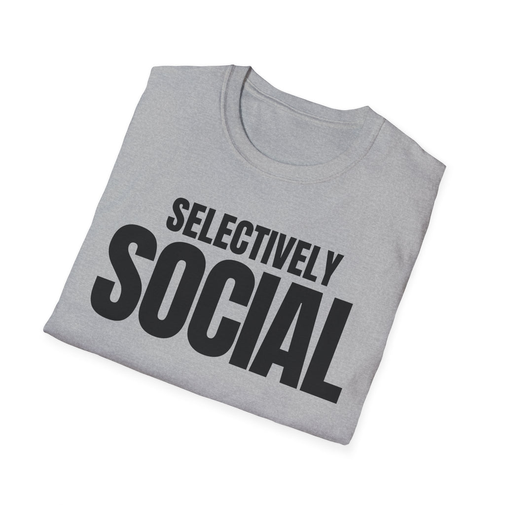 SELECTIVELY SOCIAL T-SHIRT