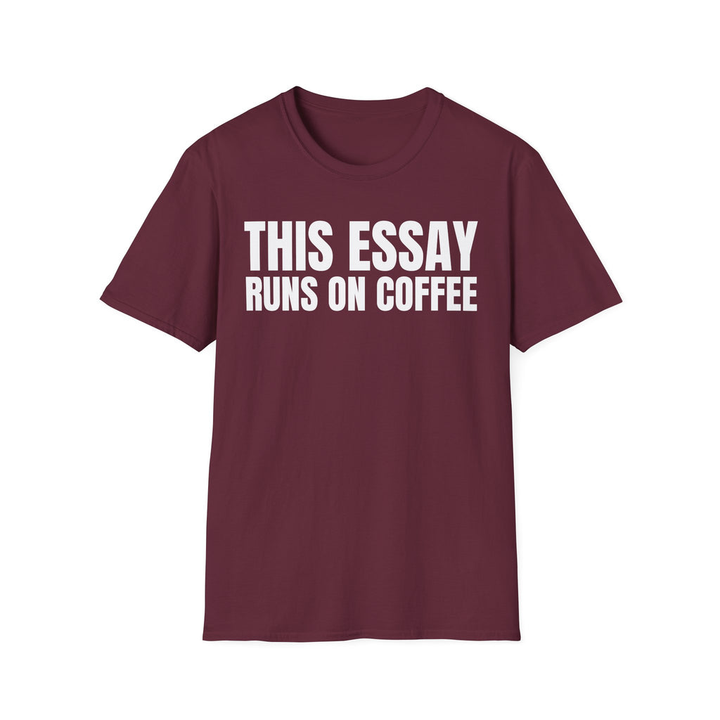 THIS ESSAY RUNS ON COFFEE