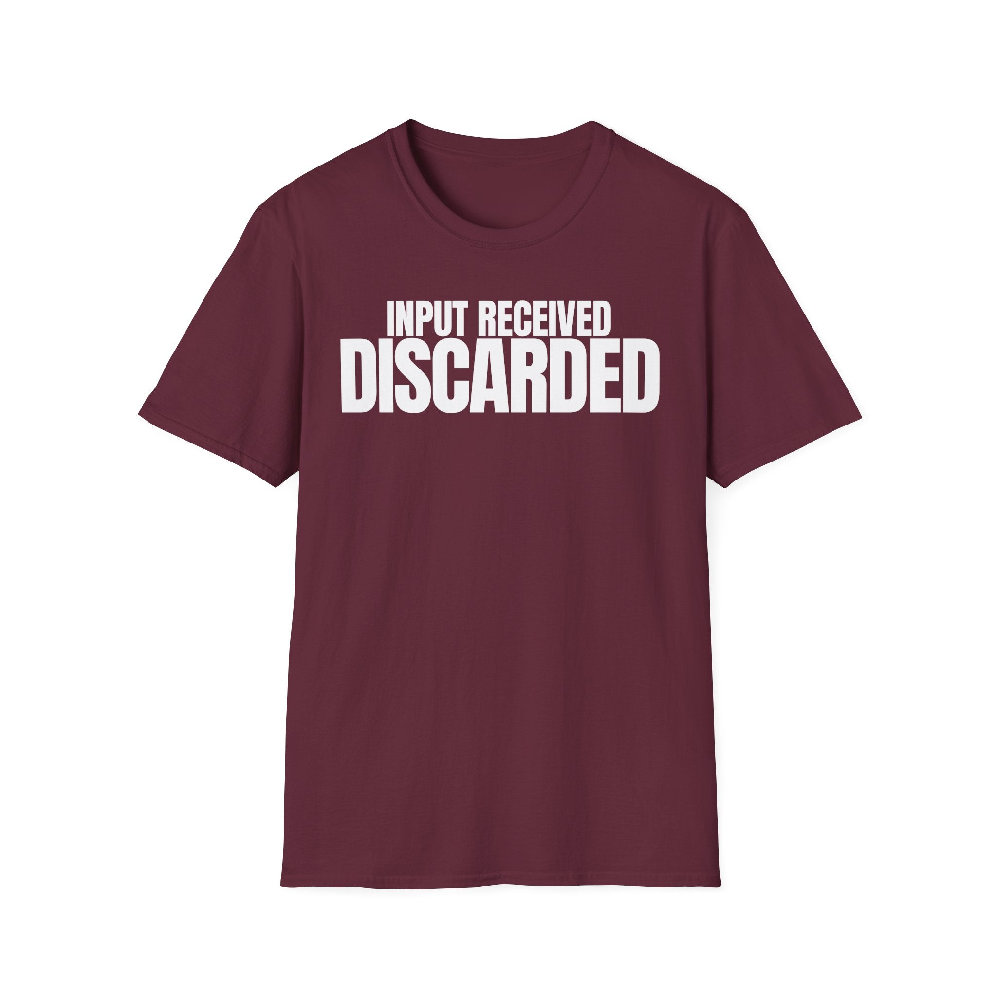 INPUT RECIVED DISCARDED T-SHIRT