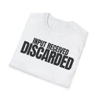 INPUT RECIVED DISCARDED T-SHIRT
