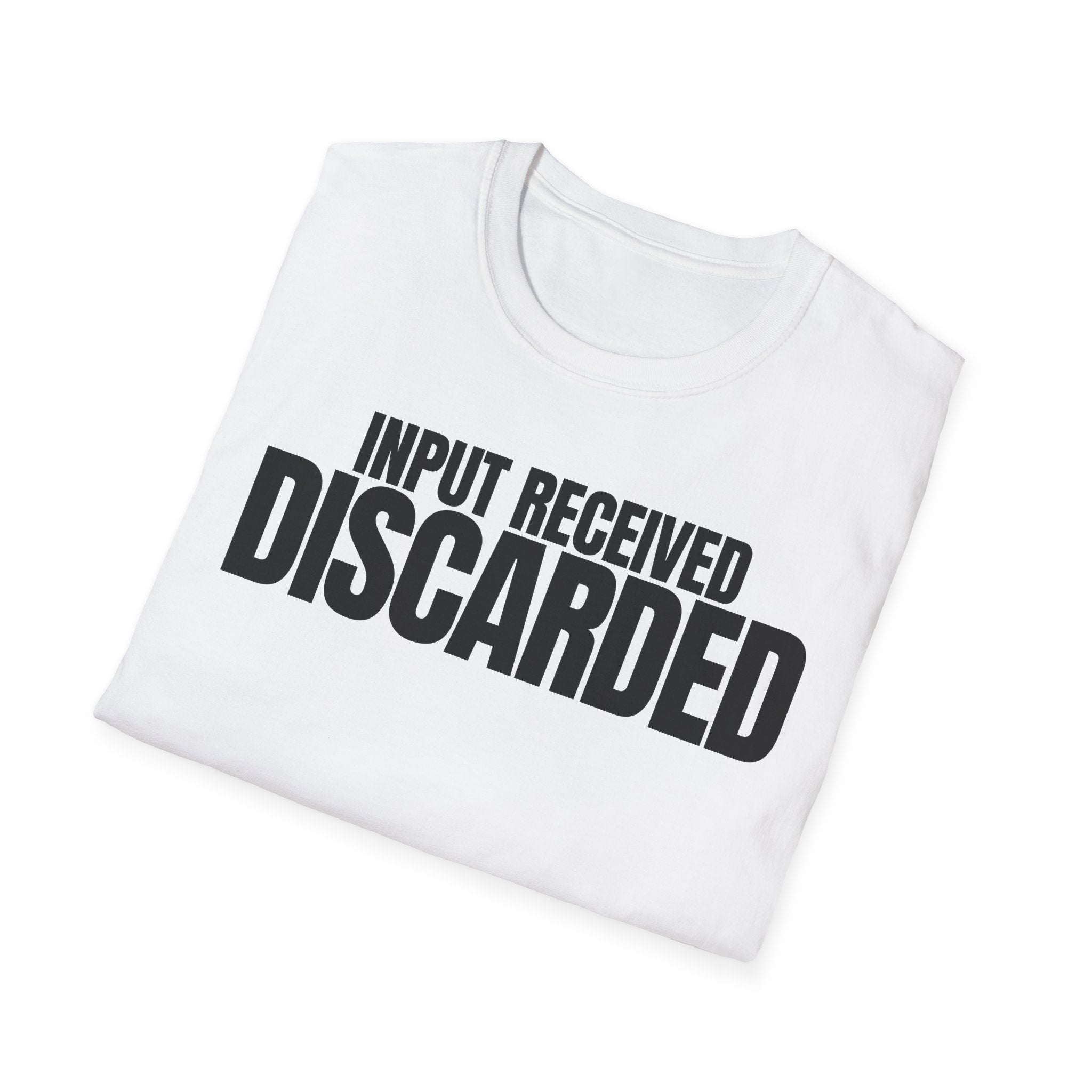 INPUT RECIVED DISCARDED T-SHIRT