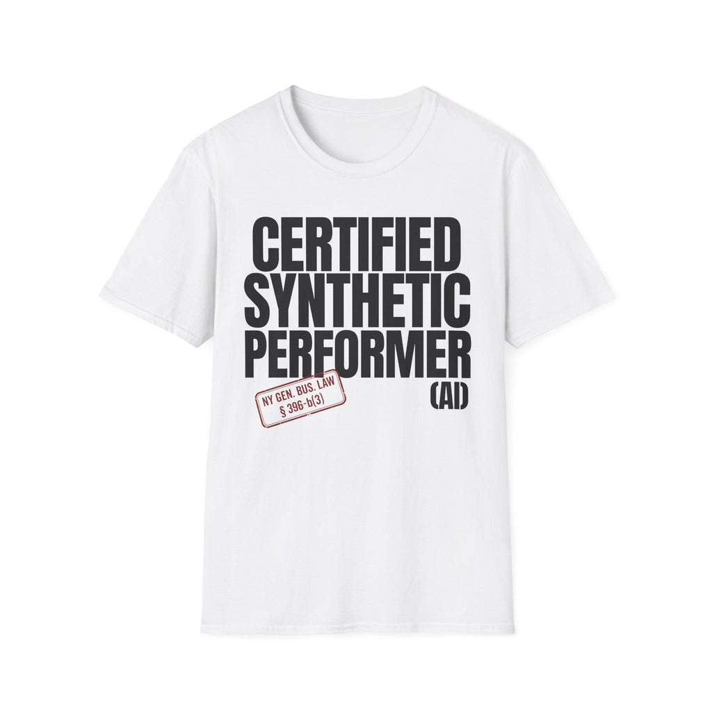 CERTIFIED SYNTHETIC PERFORMER (AI) (with stamp)