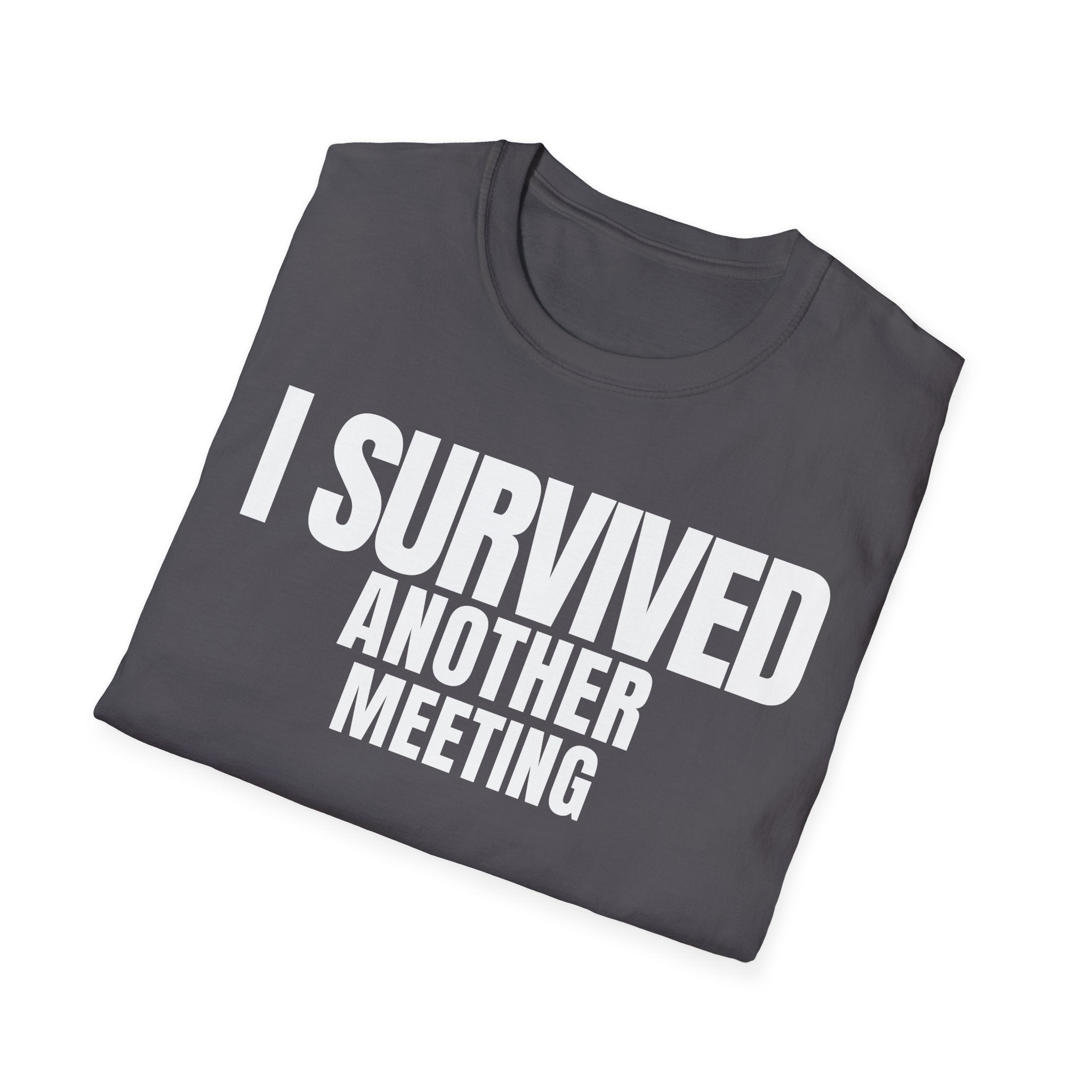 I SURVIVED ANOTHER MEETING T-SHIRT