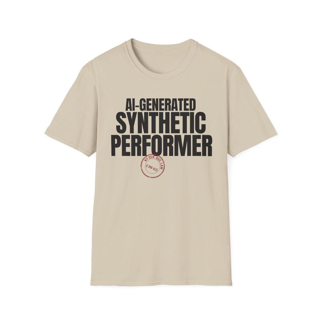 AI-GENERATED SYNTHETIC PERFORMER (with stamp)