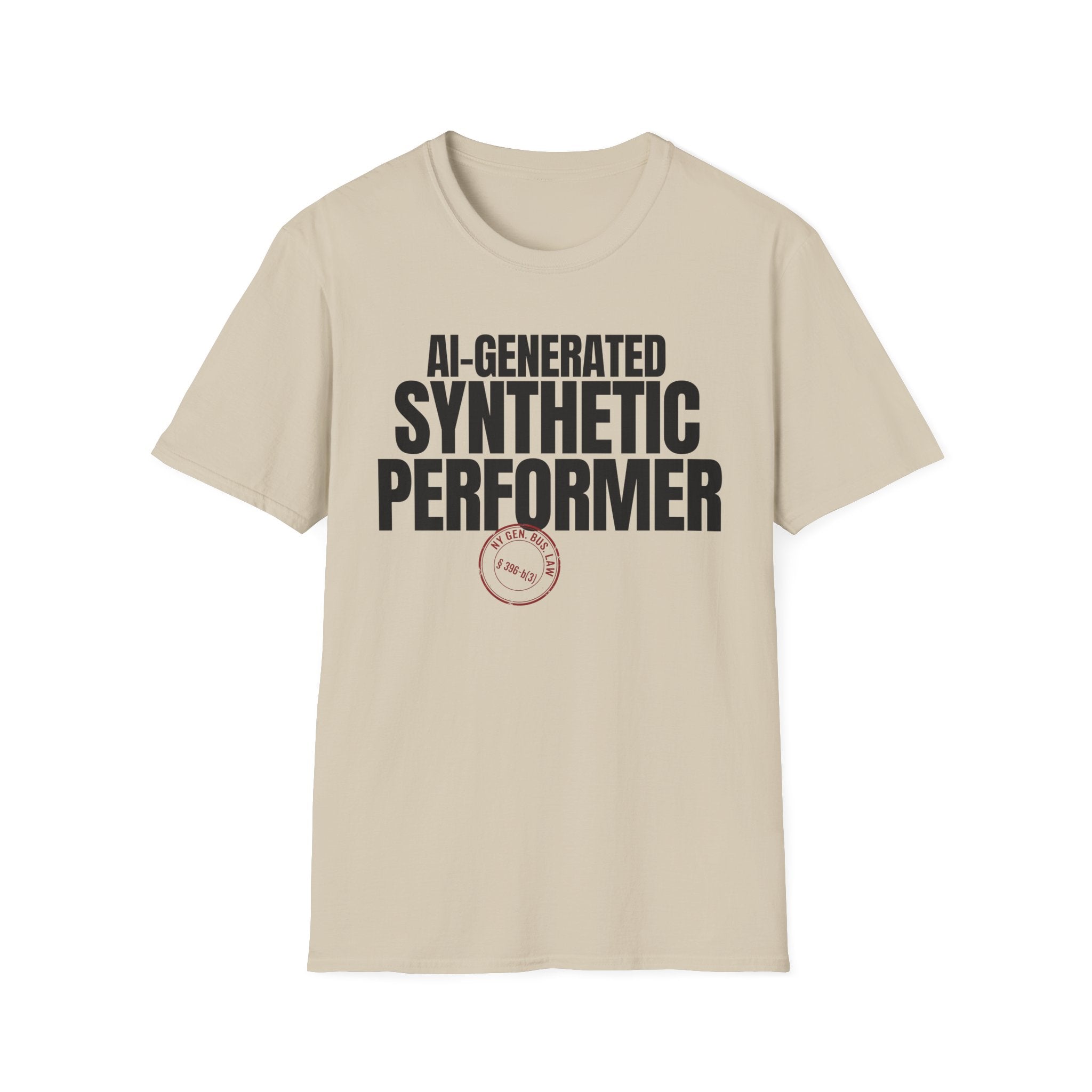 AI-GENERATED SYNTHETIC PERFORMER (with stamp)