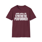 public notice:(AI) SYNTHETIC PERFORMER