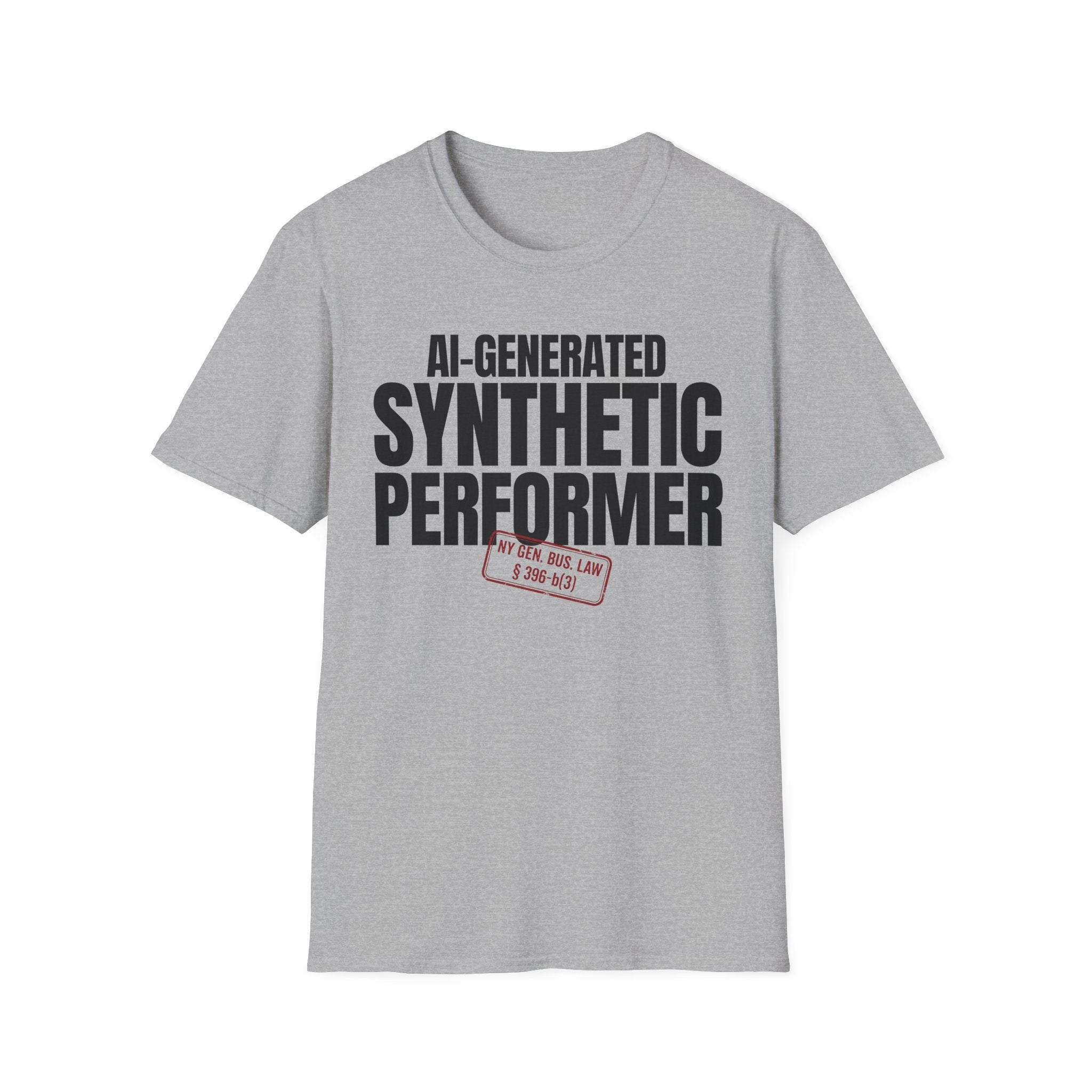 AI-GENERATED SYNTHETIC PERFORMER (with stamp)