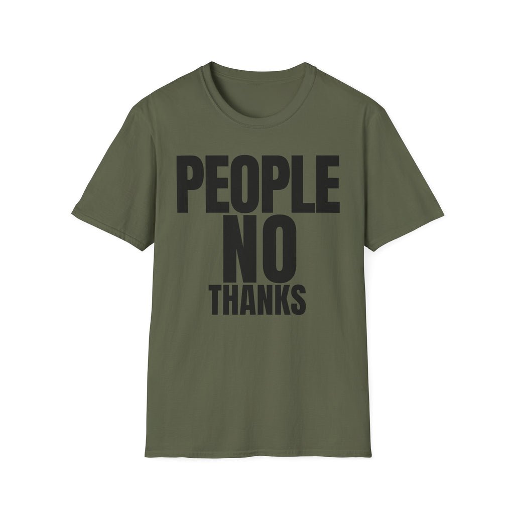 PEOPLE NO THANKS T-SHIRT