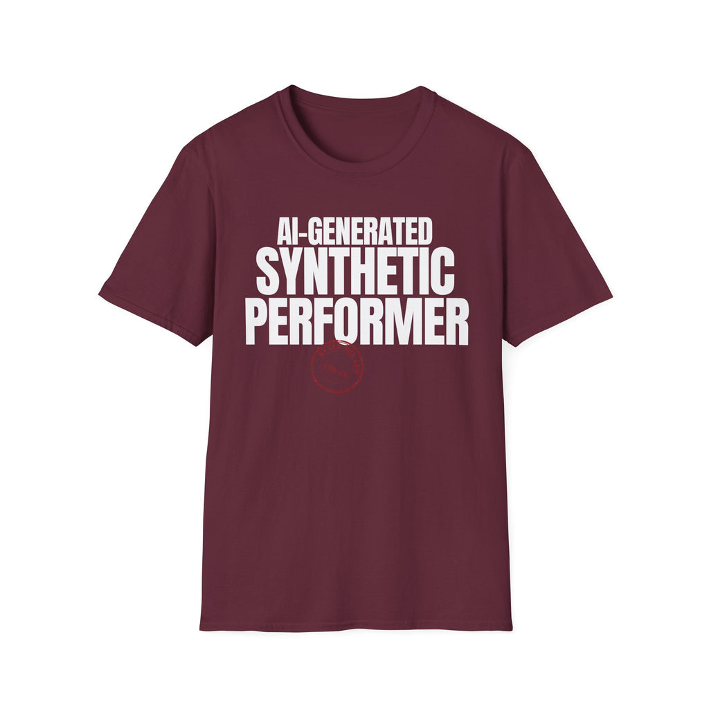 AI-GENERATED SYNTHETIC PERFORMER (with stamp)