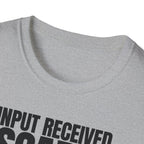 INPUT RECIVED DISCARDED T-SHIRT