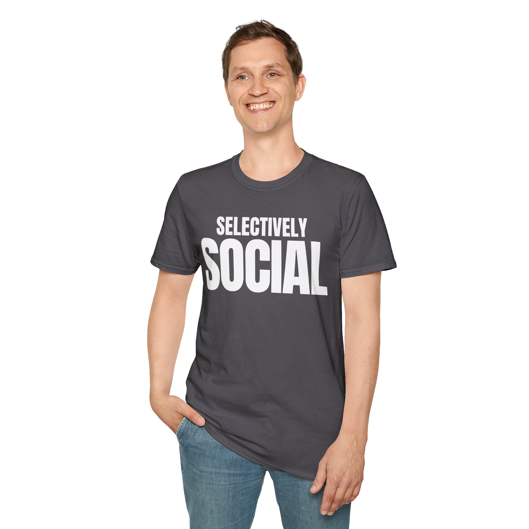 SELECTIVELY SOCIAL T-SHIRT