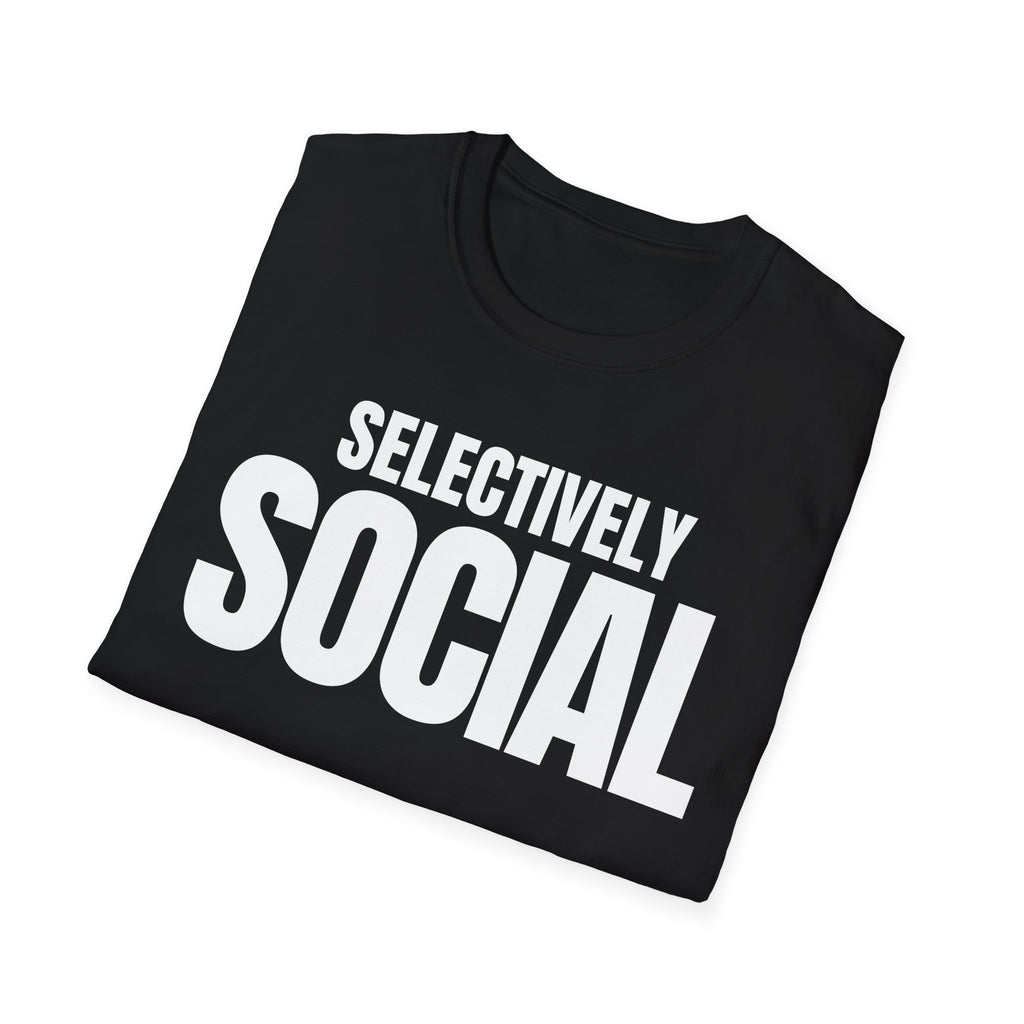 SELECTIVELY SOCIAL T-SHIRT