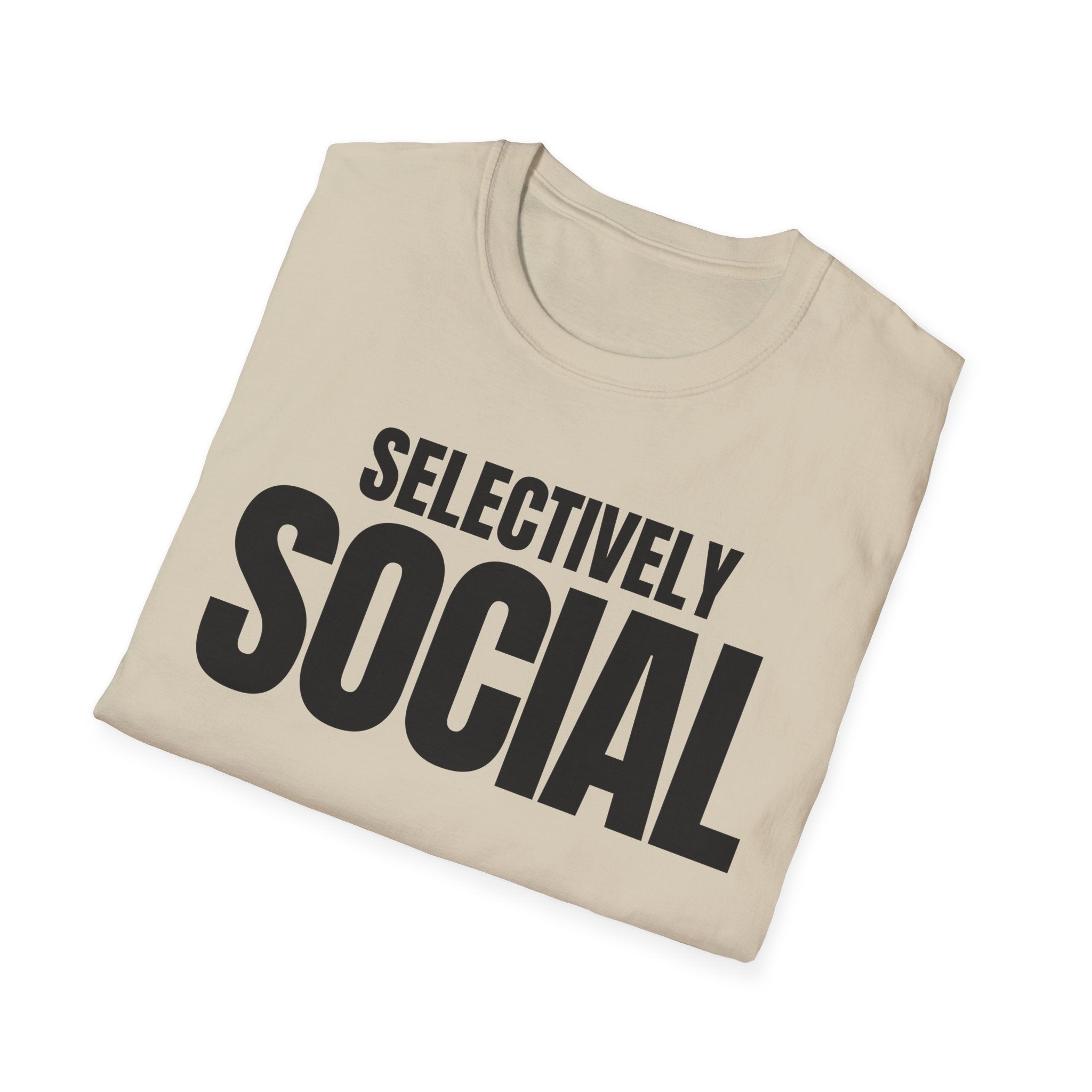 SELECTIVELY SOCIAL T-SHIRT