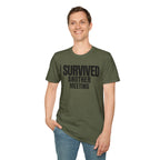 I SURVIVED ANOTHER MEETING T-SHIRT