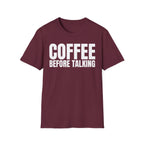 COFFEE BEFORE TALKING