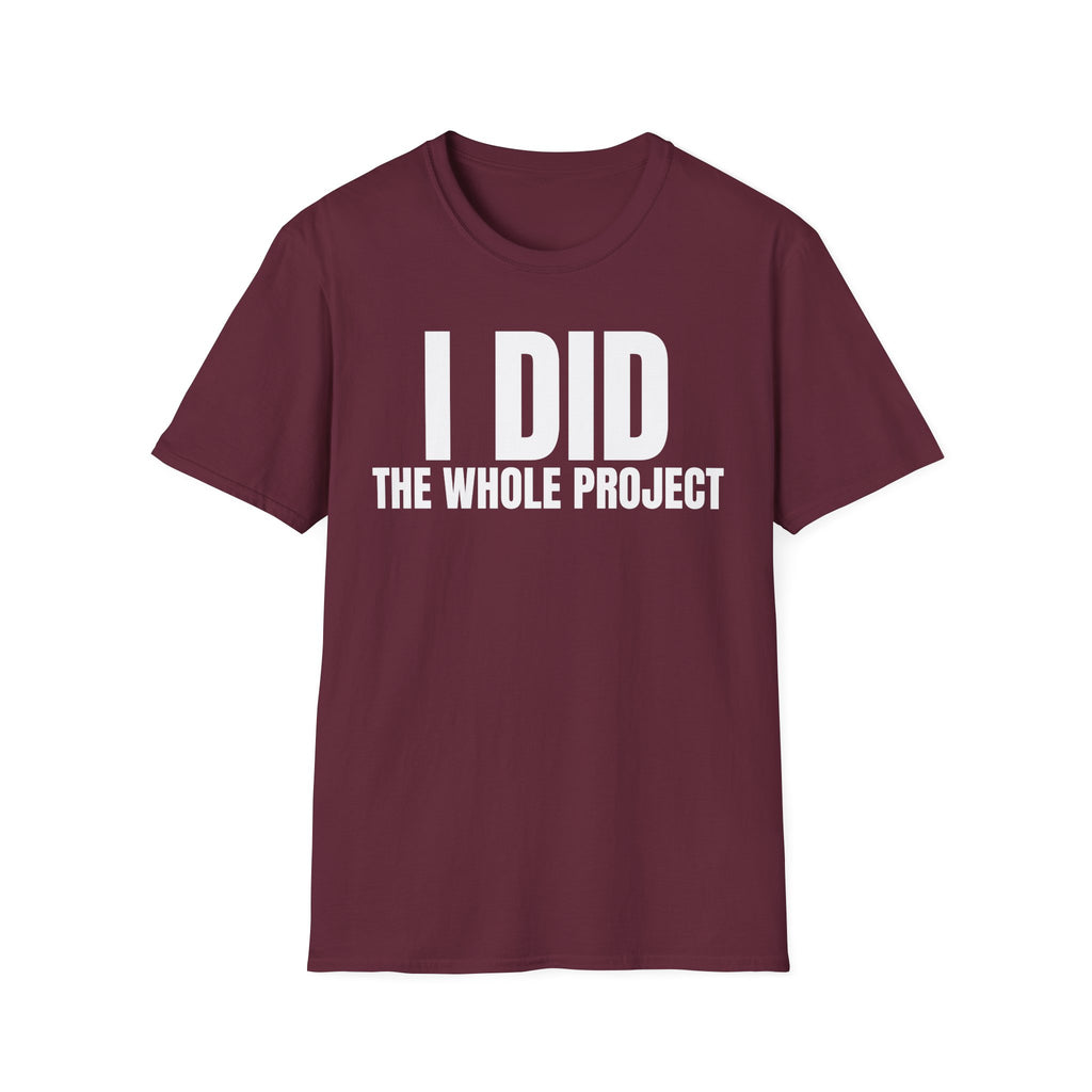 I DID THE WHOLE PROJECT