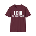 I DID THE WHOLE PROJECT