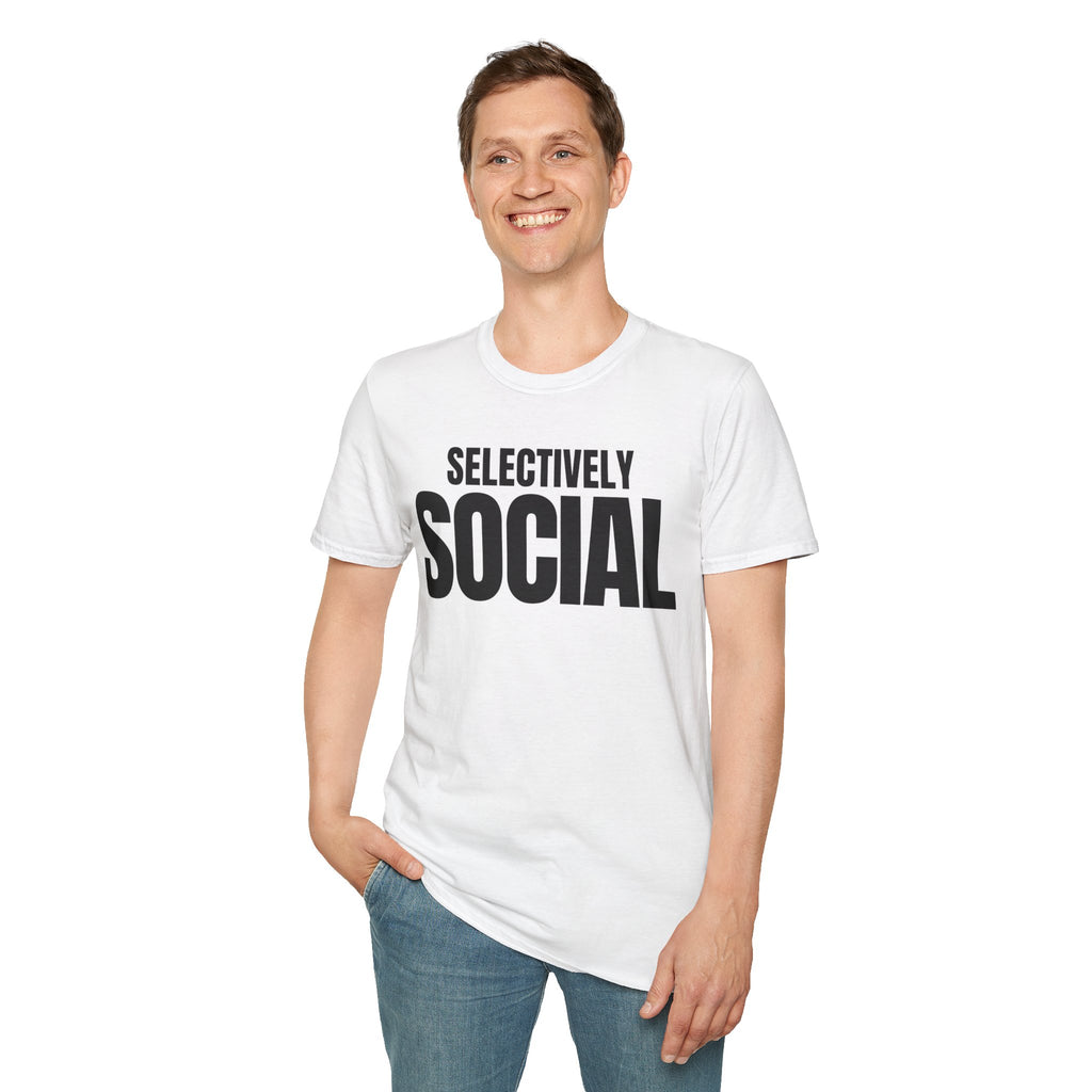 SELECTIVELY SOCIAL T-SHIRT