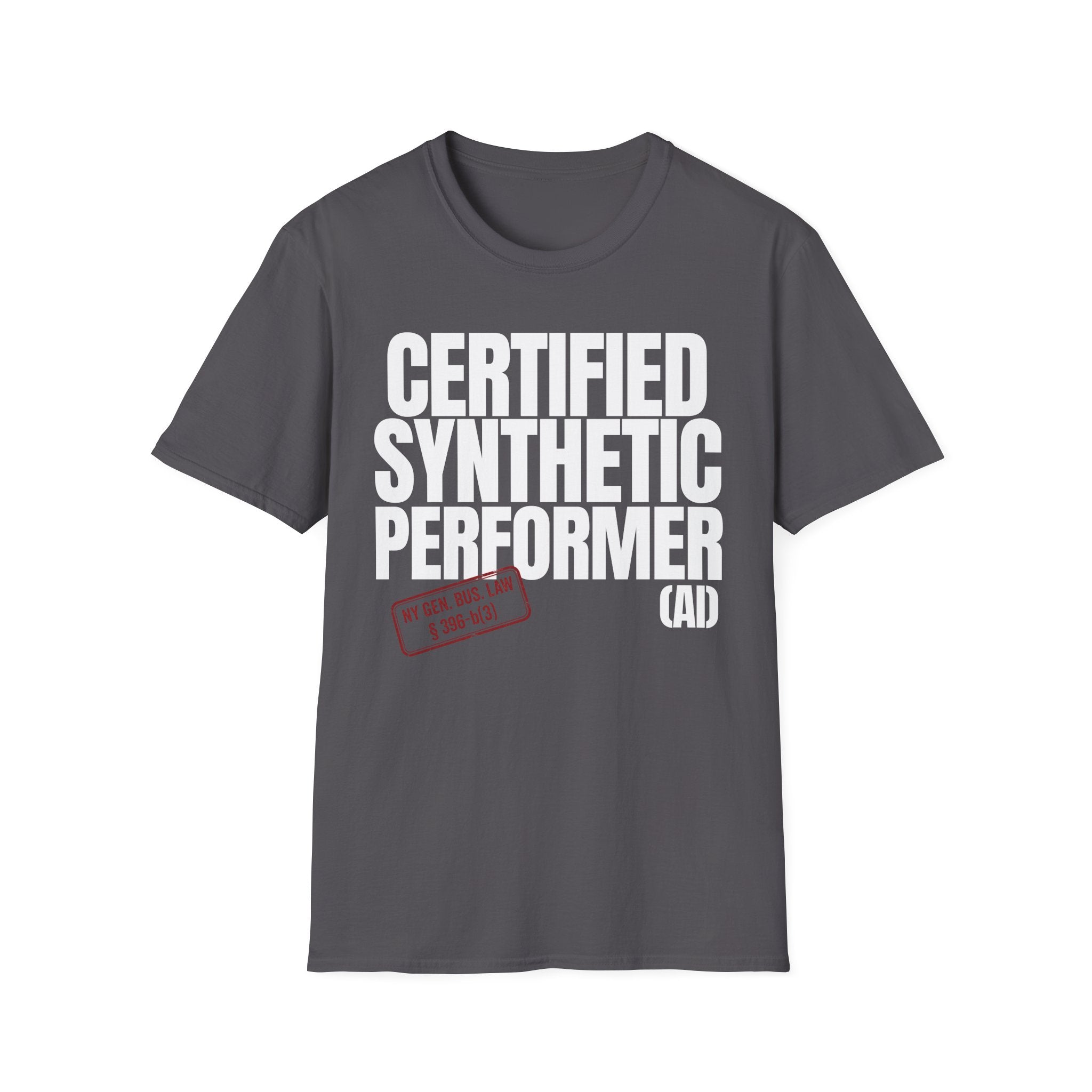CERTIFIED SYNTHETIC PERFORMER (AI) (with stamp)