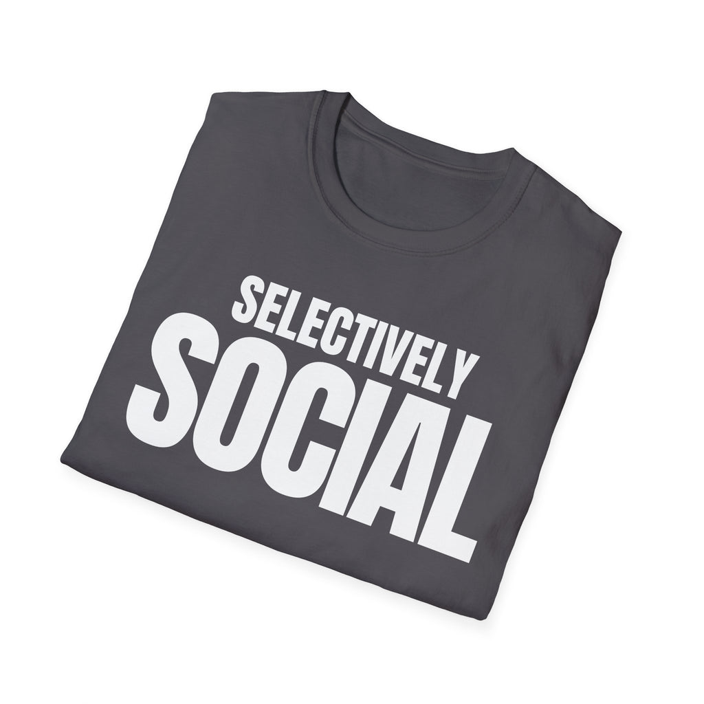 SELECTIVELY SOCIAL T-SHIRT