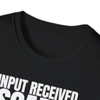 INPUT RECIVED DISCARDED T-SHIRT