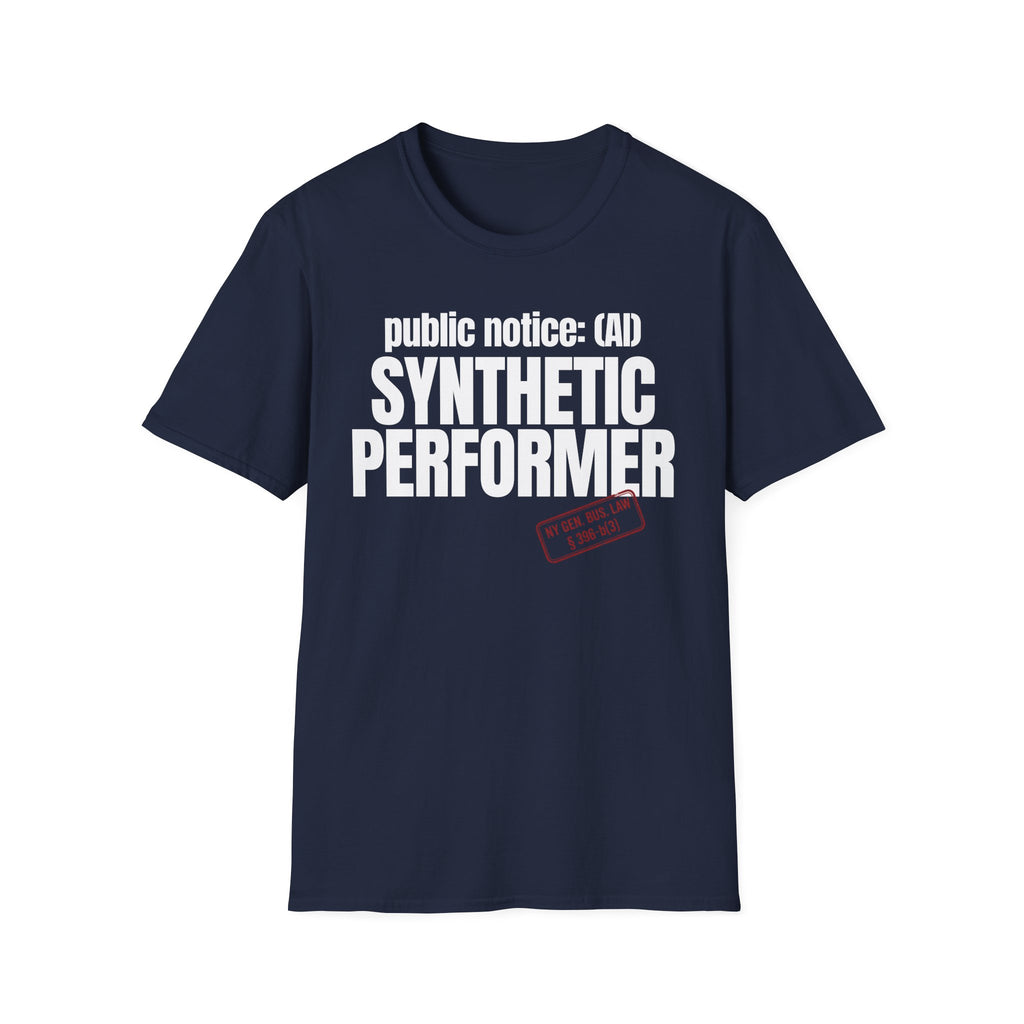 public notice:(AI) SYNTHETIC PERFORMER (with stamp)