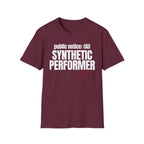 public notice:(AI) SYNTHETIC PERFORMER (with stamp)