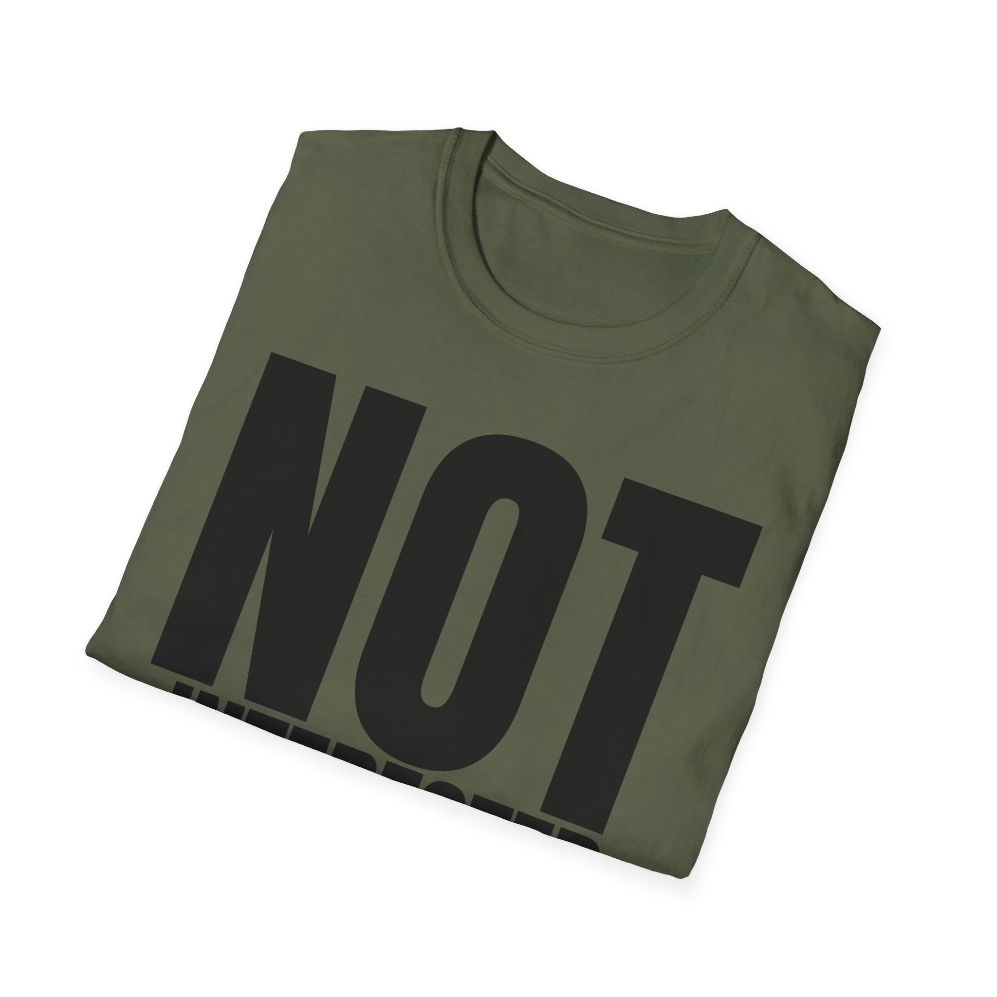 NOT INTERESTED (at all) T-SHIRT