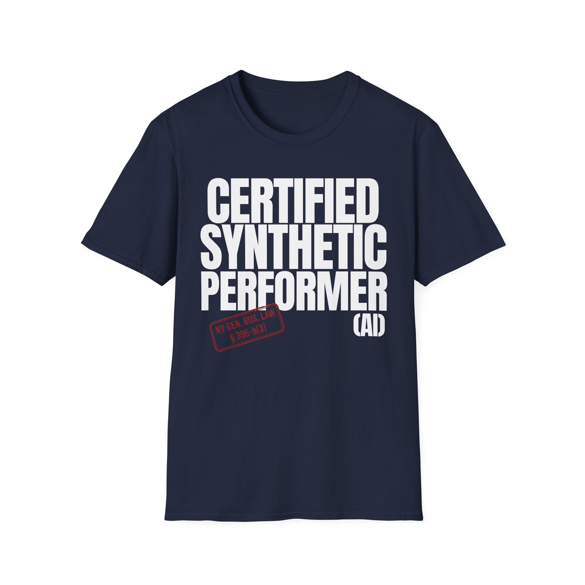 CERTIFIED SYNTHETIC PERFORMER (AI) (with stamp)