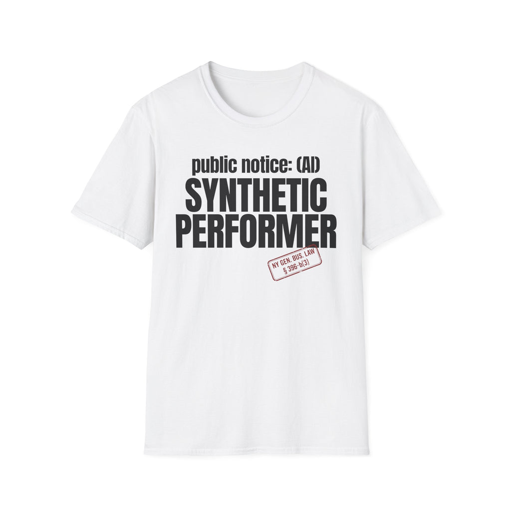 public notice:(AI) SYNTHETIC PERFORMER (with stamp)