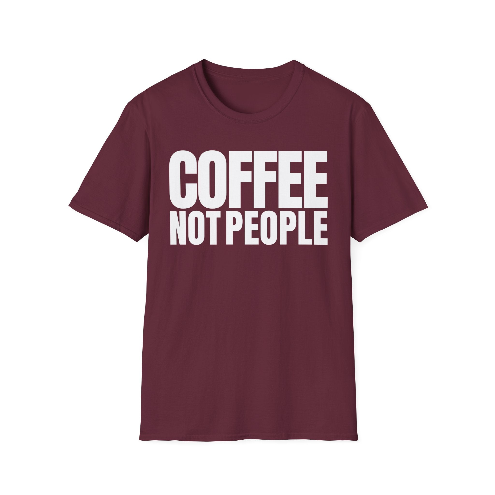 COFFEE NOT PEOPLE T-SHIRT