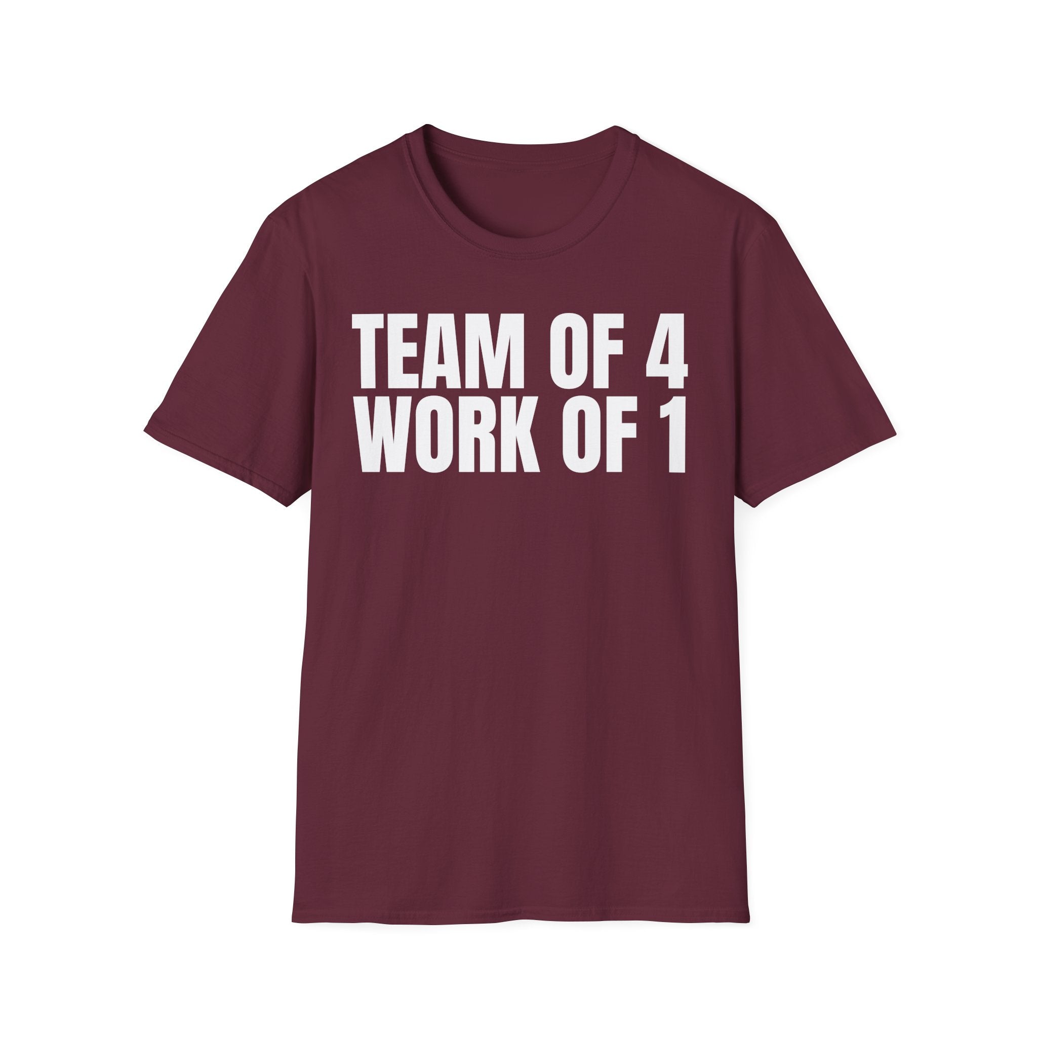 TEAM OF 4 WORK OF 1