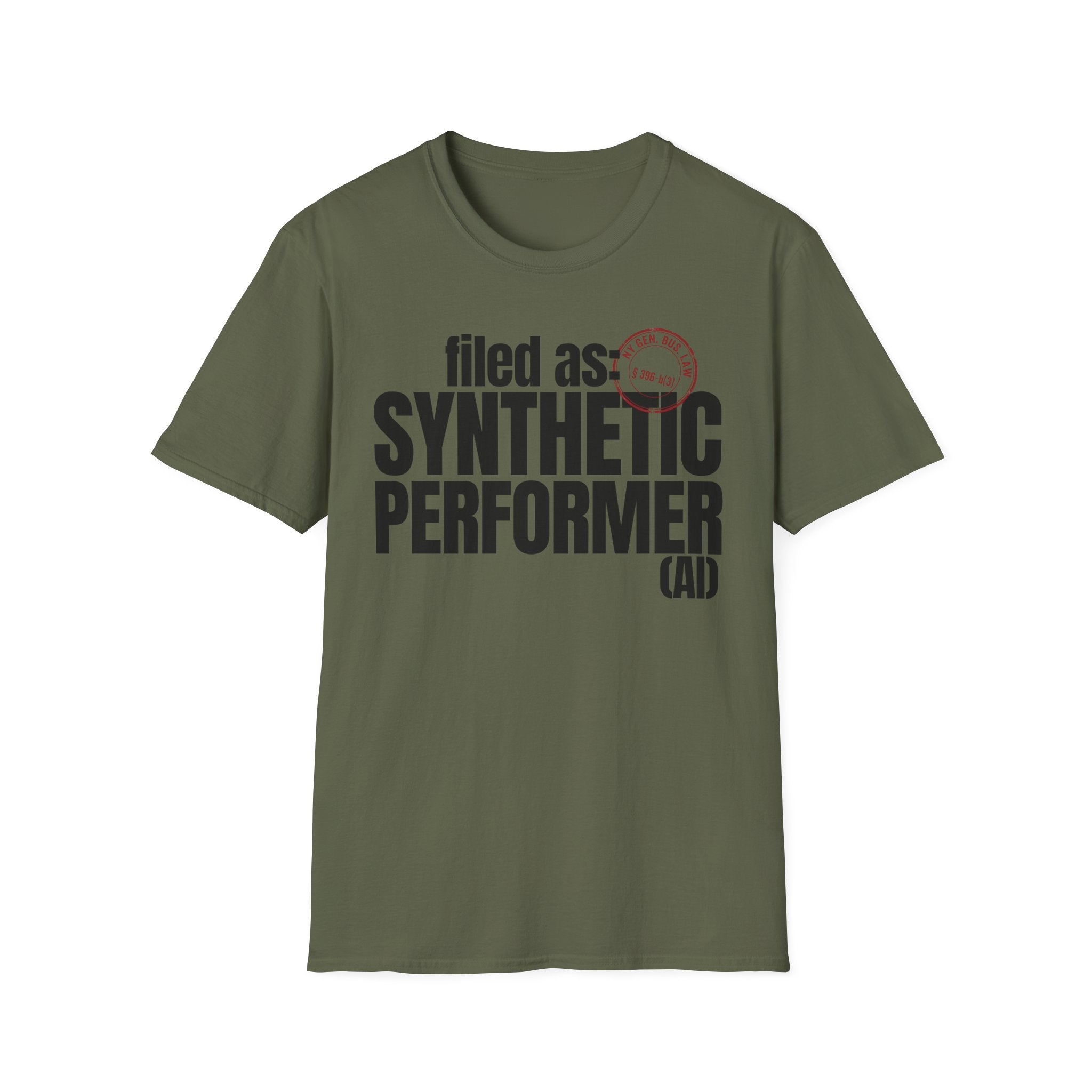 filed as: SYNTHETIC PERFORMER (AI) (with stamp)