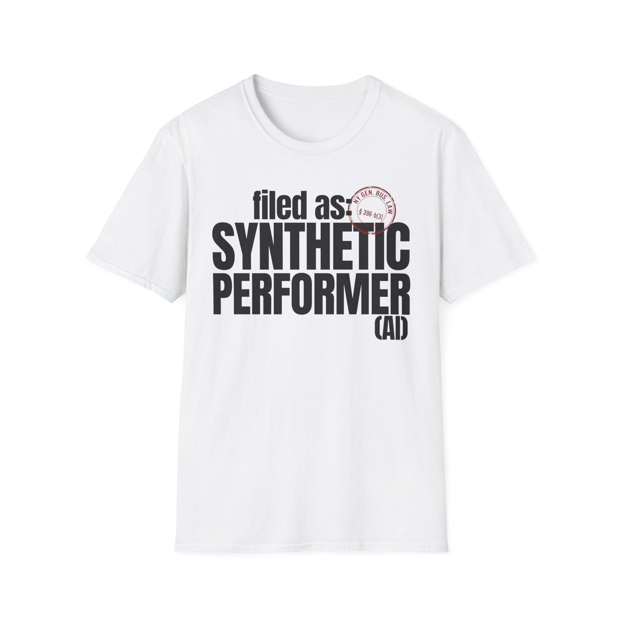 filed as: SYNTHETIC PERFORMER (AI) (with stamp)