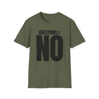 QUESTIONS = NO T-SHIRT
