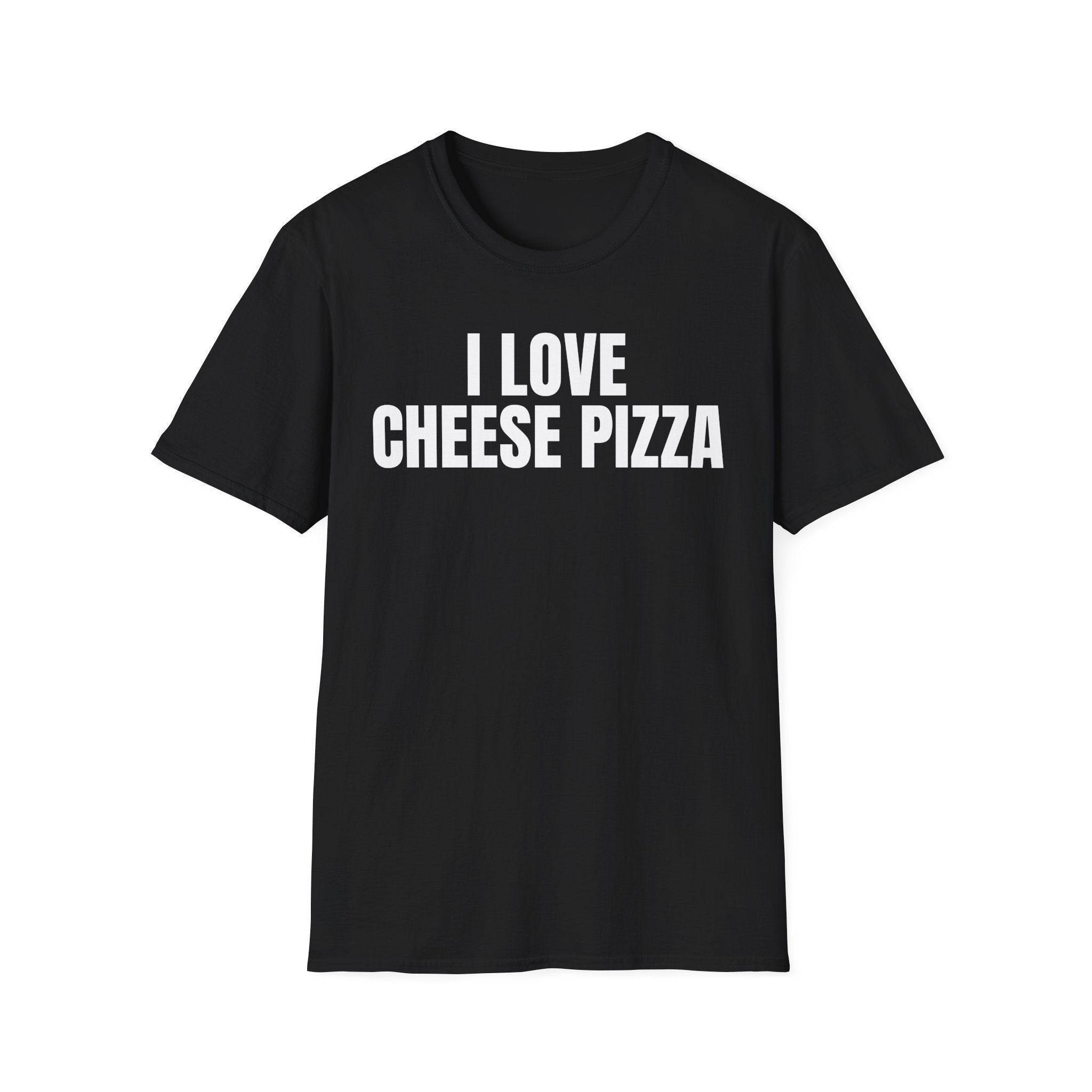 I LOVE CHEESE PIZZA T-SHIRT