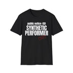 public notice:(AI) SYNTHETIC PERFORMER (with stamp)