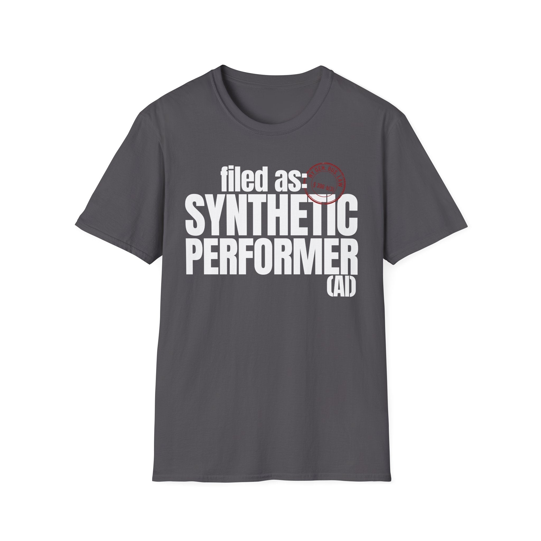 filed as: SYNTHETIC PERFORMER (AI) (with stamp)