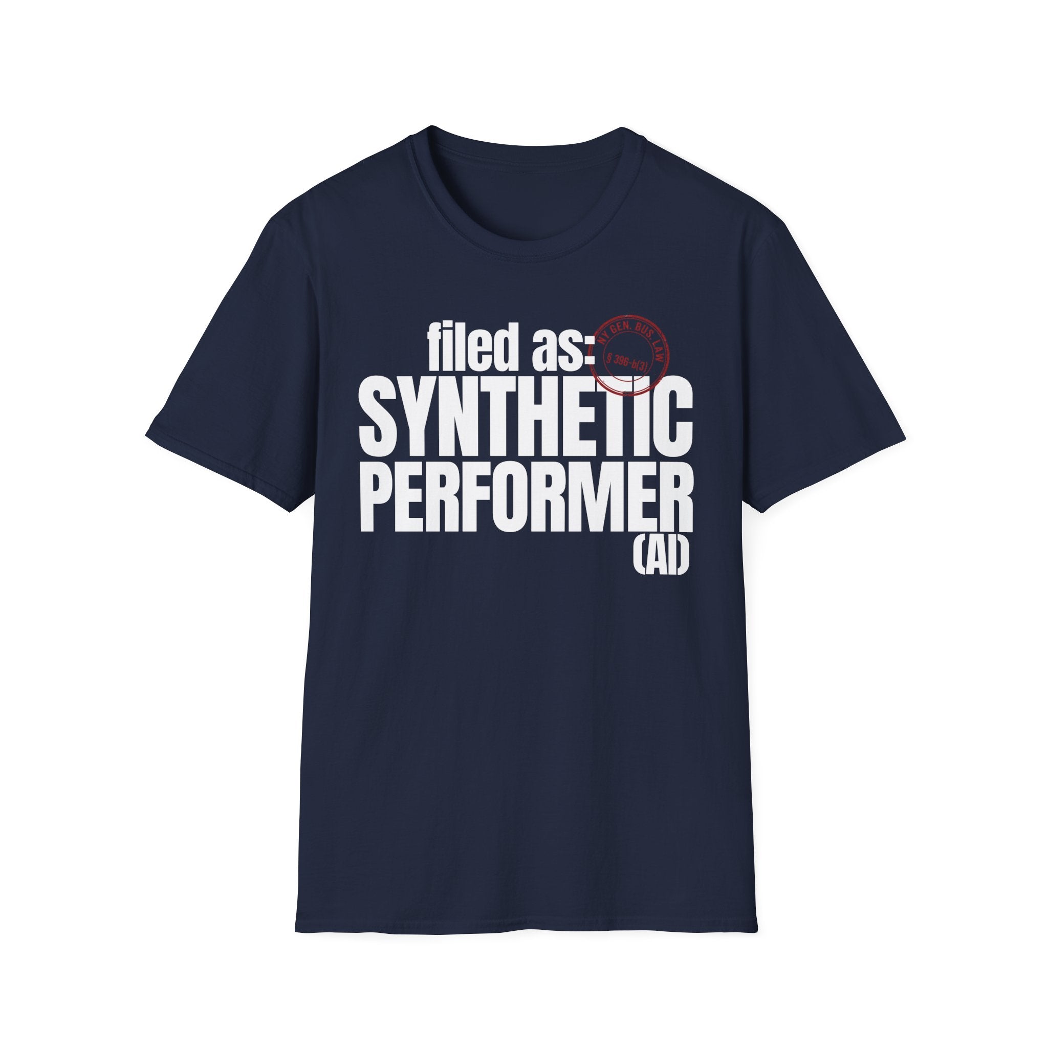 filed as: SYNTHETIC PERFORMER (AI) (with stamp)