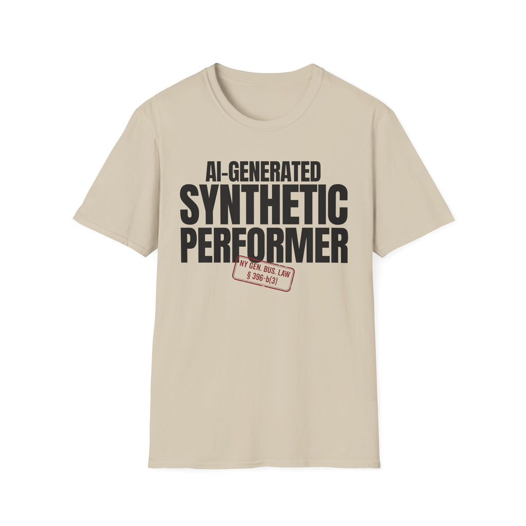 AI-GENERATED SYNTHETIC PERFORMER (with stamp)