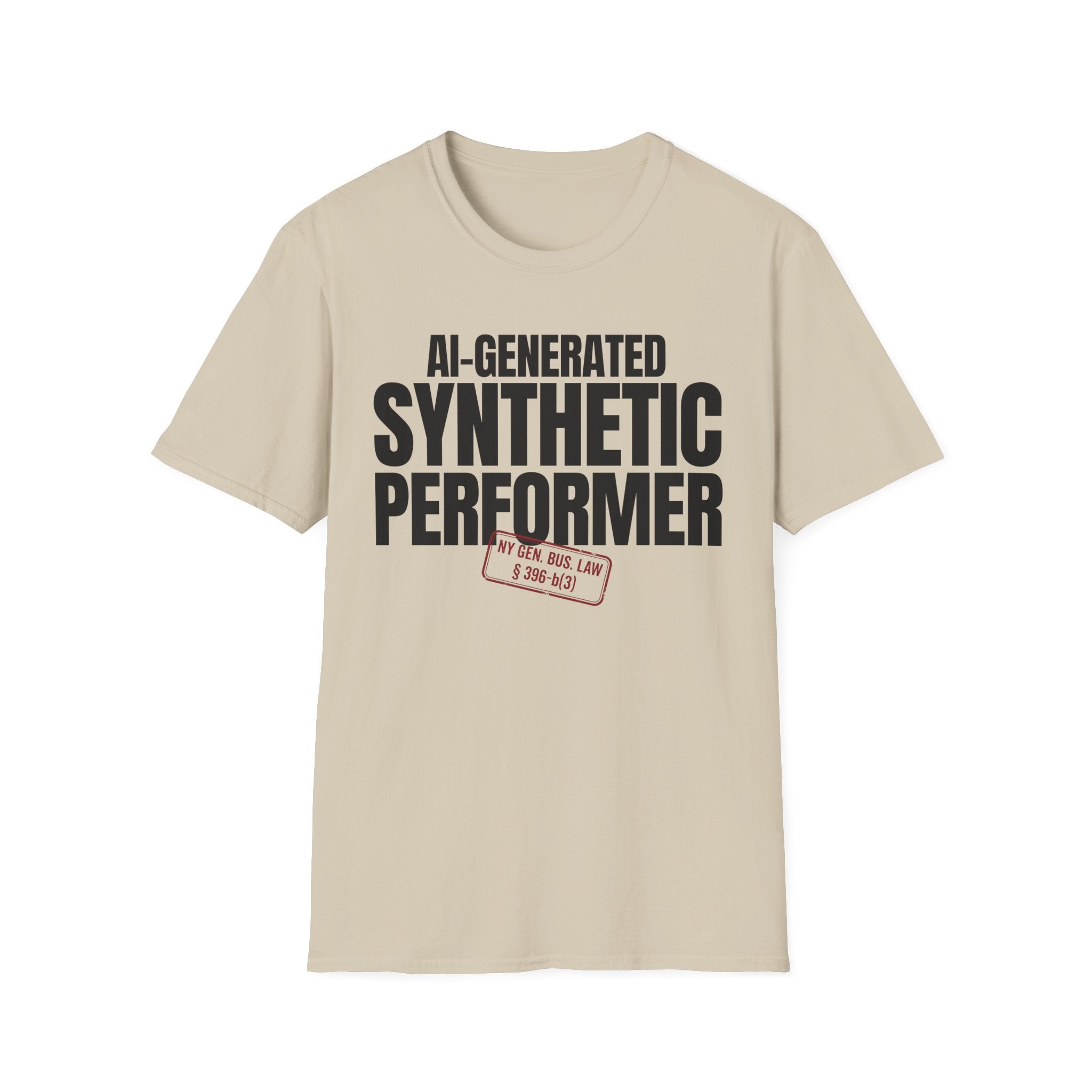 AI-GENERATED SYNTHETIC PERFORMER (with stamp)