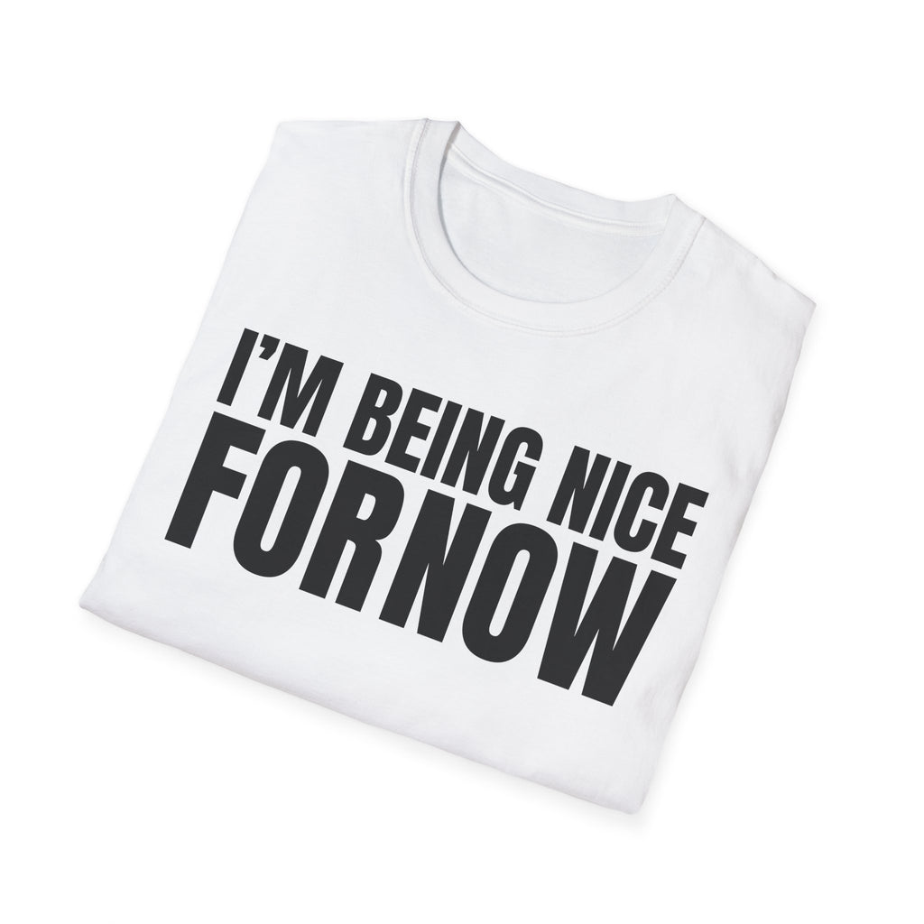 I'M BEING NICE FOR NOW 2 T-SHIRT