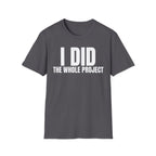 I DID THE WHOLE PROJECT
