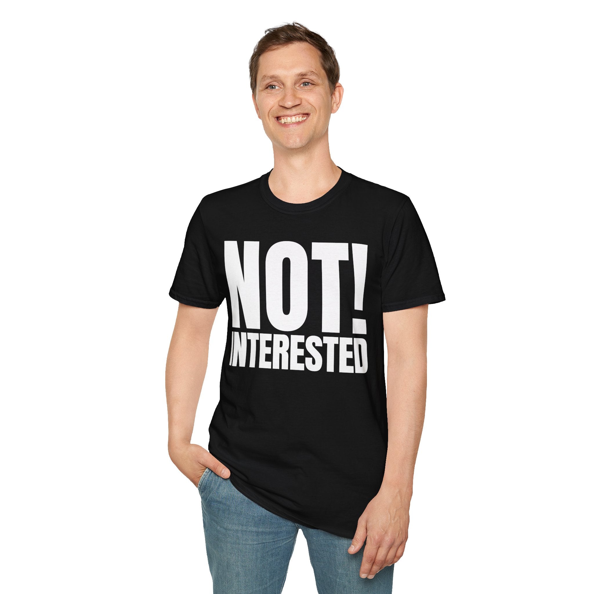NOT INTERESTED T-SHIRT