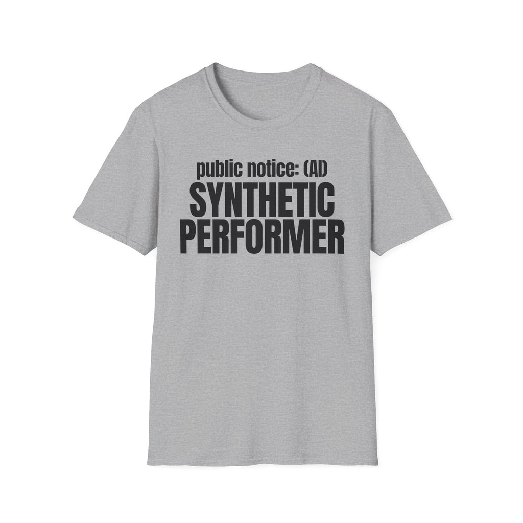 public notice:(AI) SYNTHETIC PERFORMER