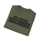 INPUT RECIVED DISCARDED T-SHIRT