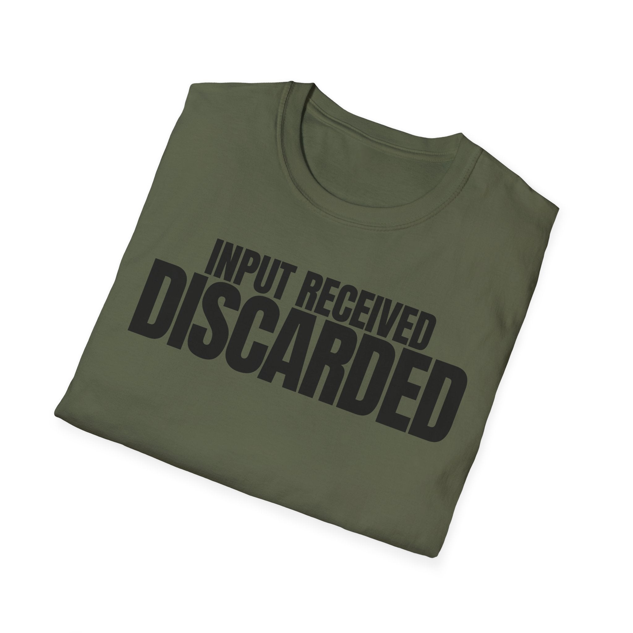 INPUT RECIVED DISCARDED T-SHIRT