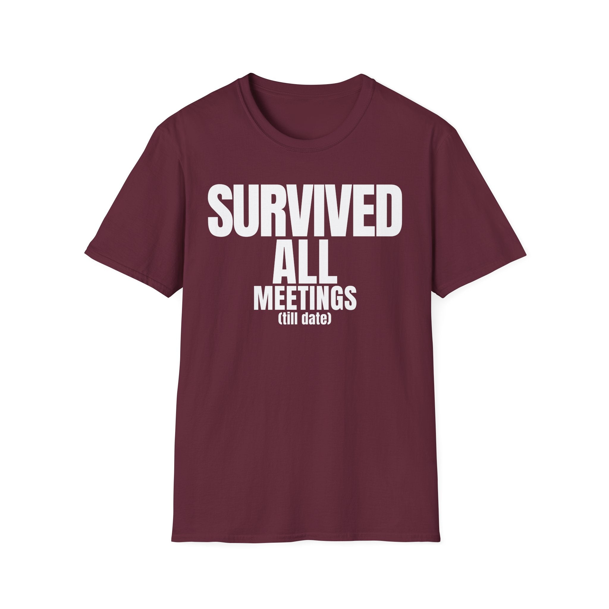 SURVIVED ALL MEETINGS (till date) T-SHIRT